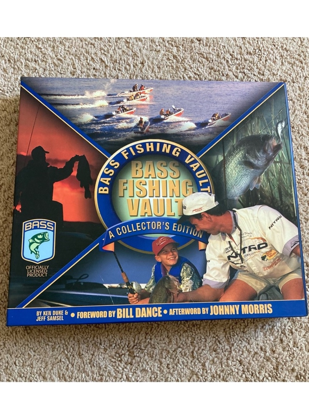 Bass Fishing History Vault Book with case